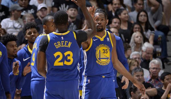 NBA: Durant leads Dubs to third win