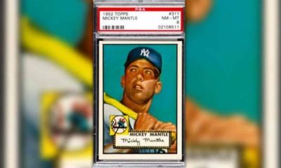 MLB: Mickey Mantle Rookie Card Auctioned for $2.8 Million