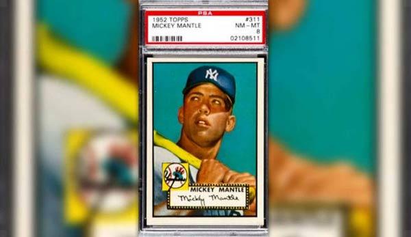 MLB: Mickey Mantle Rookie Card Auctioned for $2.8 Million