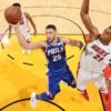 NBA: Sixers win hot fight in Miami - Ben Simmons historic