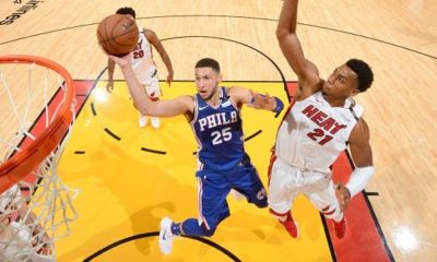 NBA: Sixers win hot fight in Miami - Ben Simmons historic