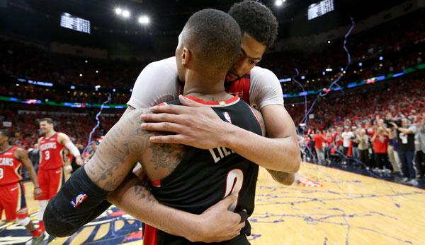 NBA: Lillard shows greatness and congratulates Davis