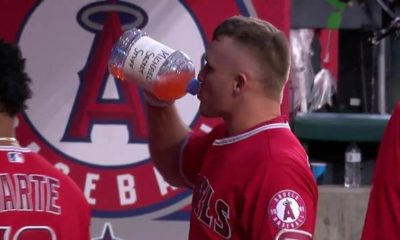 MLB: Trout wins ninth home run of the year with space jam trick