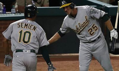 MLB: Semien leads Oakland Athletics to third victory in a row