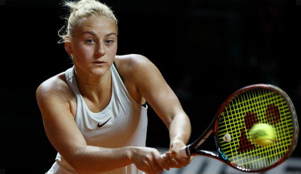 Porsche Tennis Grand Prix: Teenie-Alarm in Stuttgart: 15-year-old Kostyuk causes a sensation