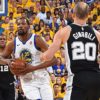 NBA: Durant leads trembling dubs in round two