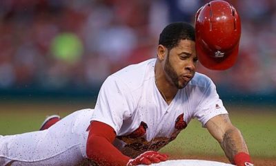 MLB: Head cut open: Tommy Pham of the St. Louis Cardinals must leave the game