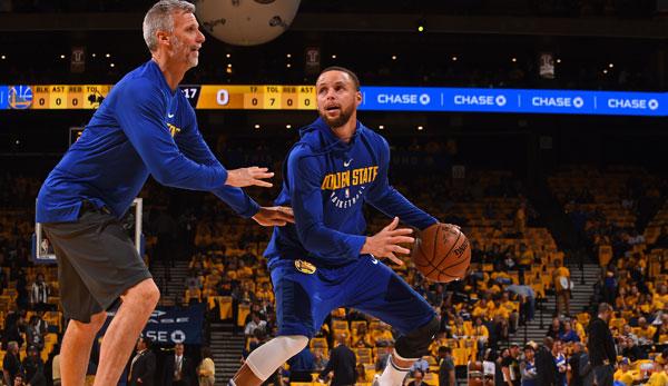 NBA: Warriors: Curry in full training, questionable for game 1