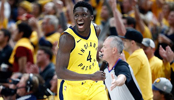 NBA: Amazing Oladipo! Pacers dominate Cavs