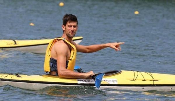 ATP: Novak Djokovic enjoys time at home: kayaking instead of tennis