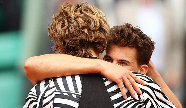 ATP: Thiem vs. Zverev in Madrid - That's how it's been between the pals so far