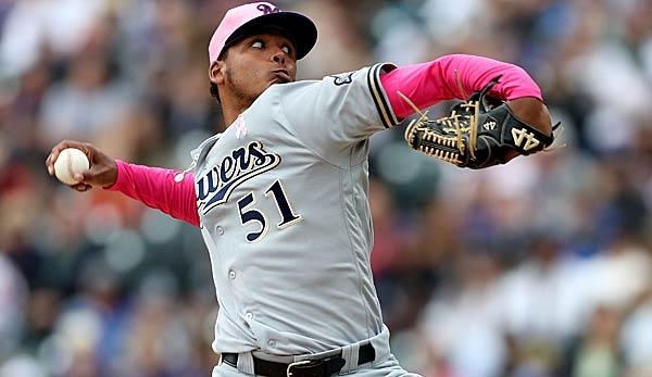 MLB: Brewers-Rookie shines in debut against Rockies