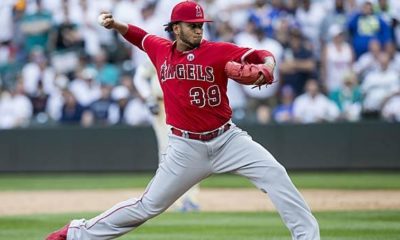 MLB: Angels: Keynan Middleton injured at the sideband of the elbow