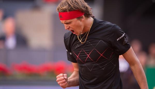 ATP: Grande Sascha: Alexander Zverev takes the first hurdle in Rome