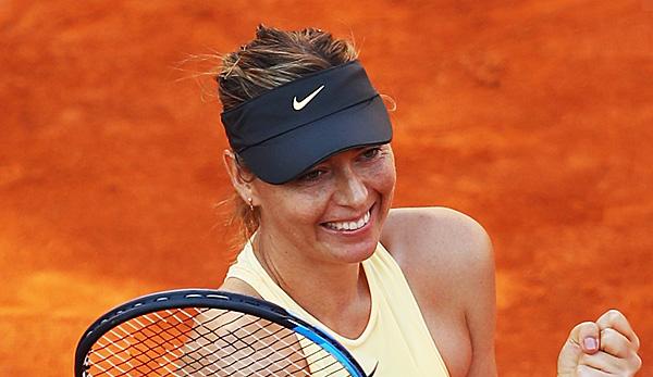 WTA: Sharapova in Rome against Halep with Paris in mind