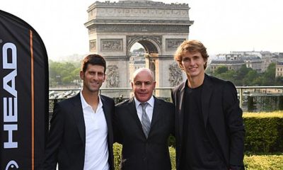 ATP: Sascha Zverev, Novak Djokovic, the Arch of Triumph - and a surprise guest