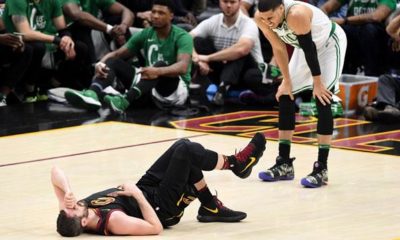 NBA: Playoffs: Kevin Love misses Cavs in game 7 in Boston