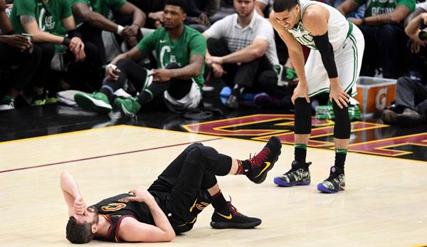 NBA: Playoffs: Kevin Love misses Cavs in game 7 in Boston