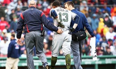 MLB: Acuna out prematurely after back and knee pain