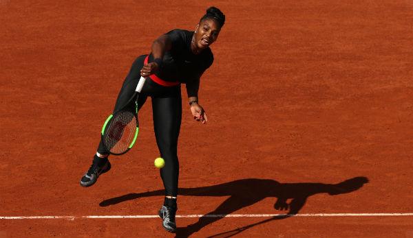 French Open: Victory in catsuit: Serena Williams wins comeback match