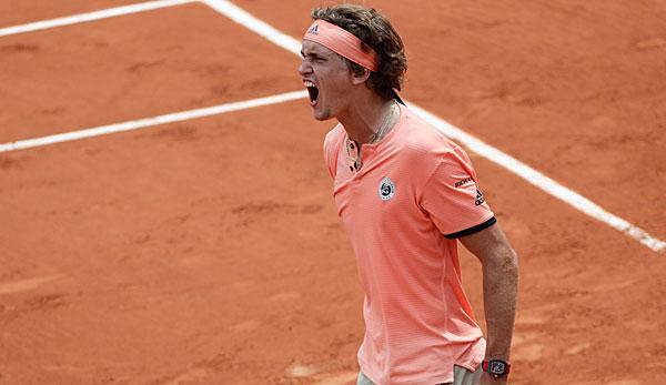 French Open: Zverev after drama in the round of 16