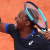 French Open: Gael Monfils burns up on Suzanne Lenglen