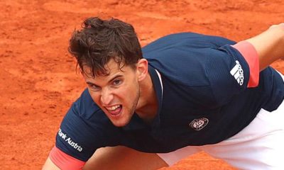 French Open: Dominic Thiem after defeating Alexander Zverev in the semi-finals