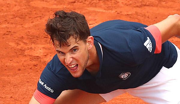 French Open: Dominic Thiem after defeating Alexander Zverev in the semi-finals