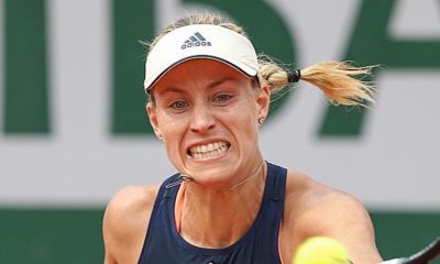 French Open: Out in quarter-finals: Angelique Kerber defeated Simona Halep in three sets