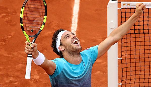 French Open: Marco Cecchinato makes the Italians happy