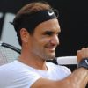 ATP: Roger Federer warms up in Stuttgart