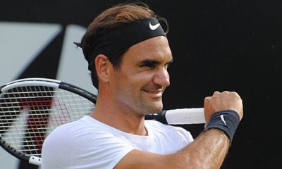 ATP: Roger Federer warms up in Stuttgart