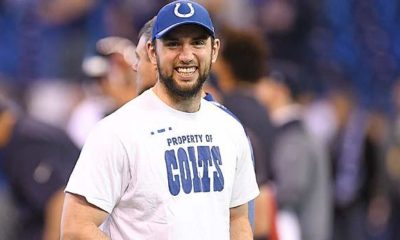 NFL: Andrew Luck throws for the first time again