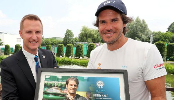 ATP: Tommy Haas honored for outstanding tennis career