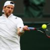 Wimbledon: Barbara Haas retired - Jürgen Melzer, Dennis Novak in action