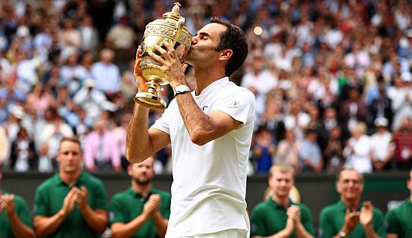 Tennis: Roger Federer in Wimbledon: records, results, title wins