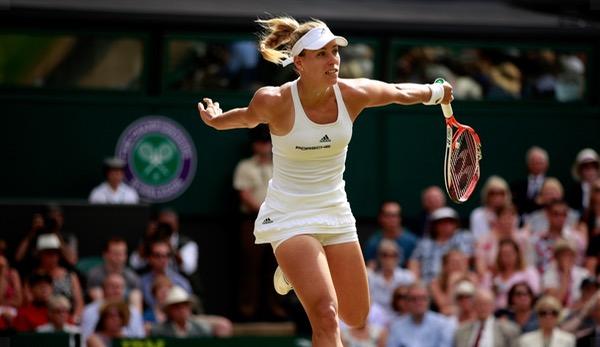 Wimbledon: Angelique Kerber almost flawlessly into the round of 16