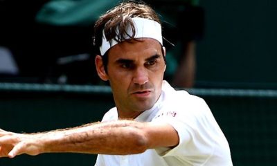 Wimbledon: Roger Federer into the quarter-finals on the double