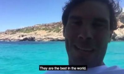 ATP: Rafael Nadal on "best beach in the world" holiday