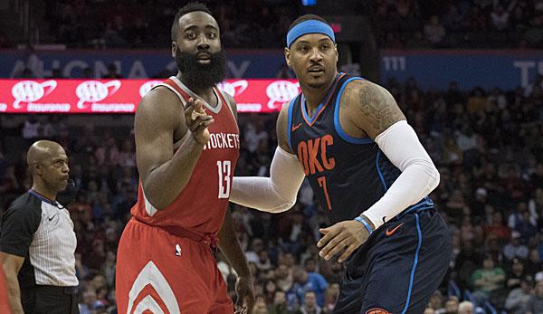 NBA: Harden wants Melo in Houston