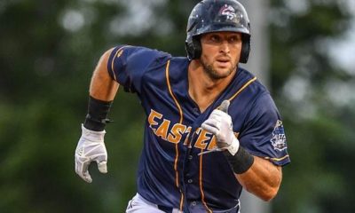 MLB: Season Off? Tebow breaks his hand