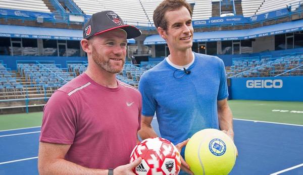 ATP: Andy Murray meets Wayne Rooney