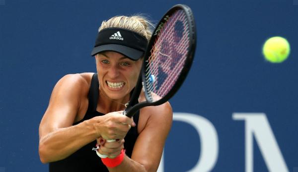 US Open: Hard fought: Angelique Kerber after mandatory victory in the second round