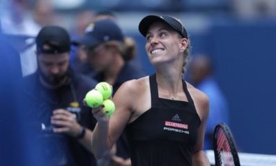 US Open: Angelique Kerber fights her way into round three