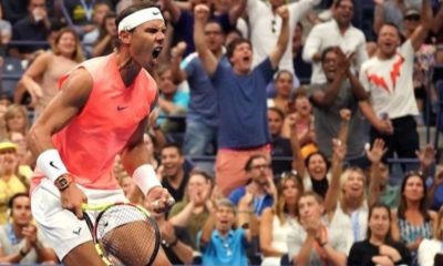 US Open: Rafael Nadal keeps cool in four-set battle against "cheeky" Khachanov