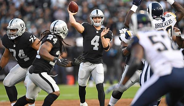 NFL: Coin Toss: Raiders vs. Rams - and Darnold debut