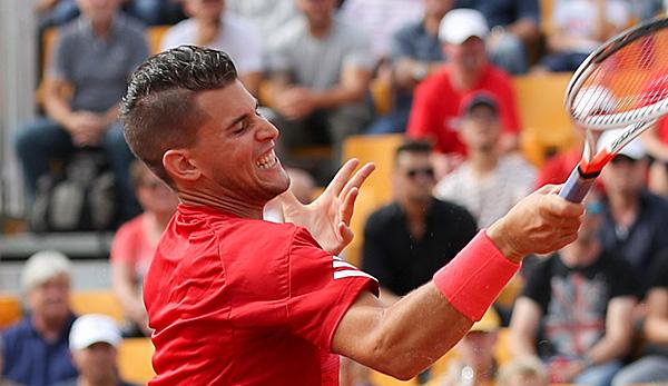 Davis Cup: 1-0 - Thiem only lets Thompson play four games