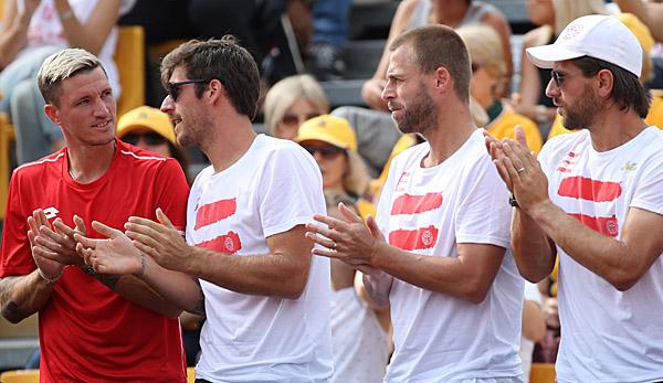 Davis Cup: Day 1: Team spirit is in the foreground in Graz - on both sides