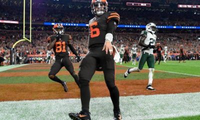 NFL: BROWNS WIN! Mayfield leads Cleveland to first win in 21 months