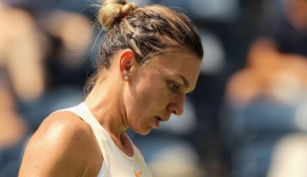 WTA: Halep gives up, defending champion Garcia fights her way through